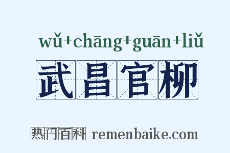 武昌官柳是什么意思的图片